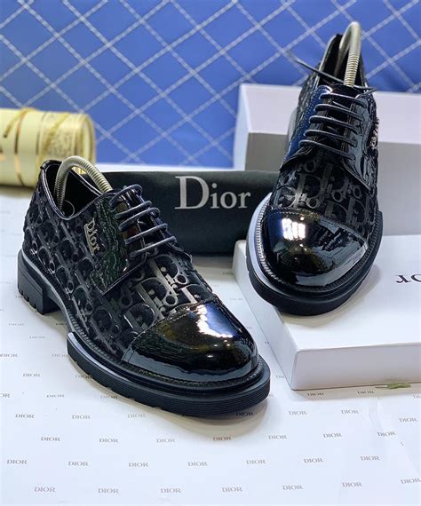 men dior shoes black|christian dior men's formal shoes.